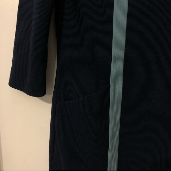 Boden 3/4 Sleeve Navy‎ Blue Scoop Neck Dress 6P - Picture 2 of 5